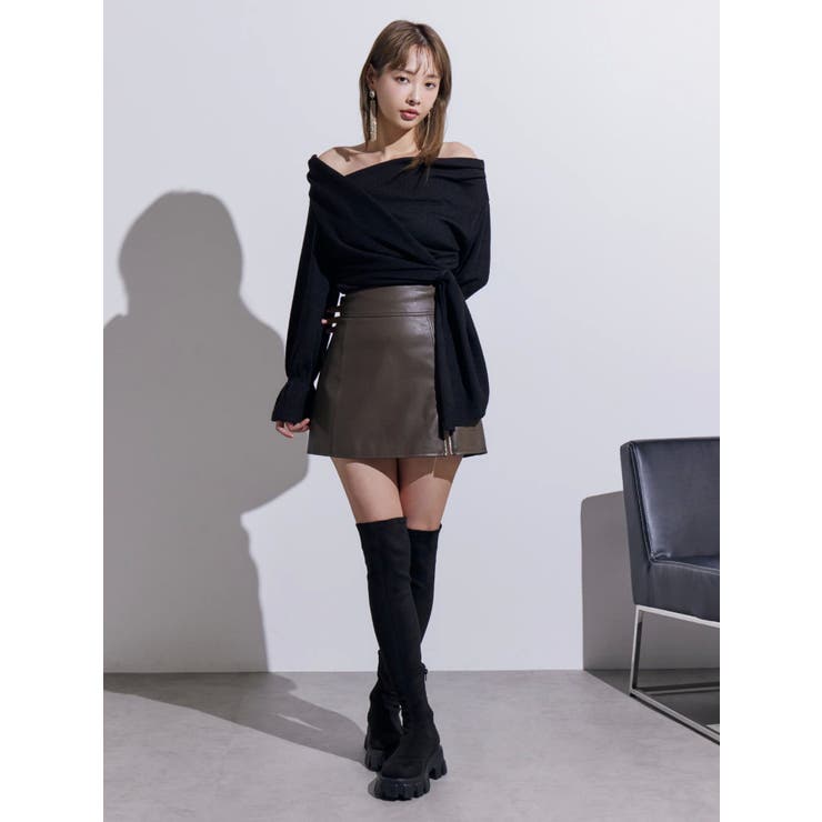 E/Mスエードニーハイブーツ | EATME | 詳細画像16 