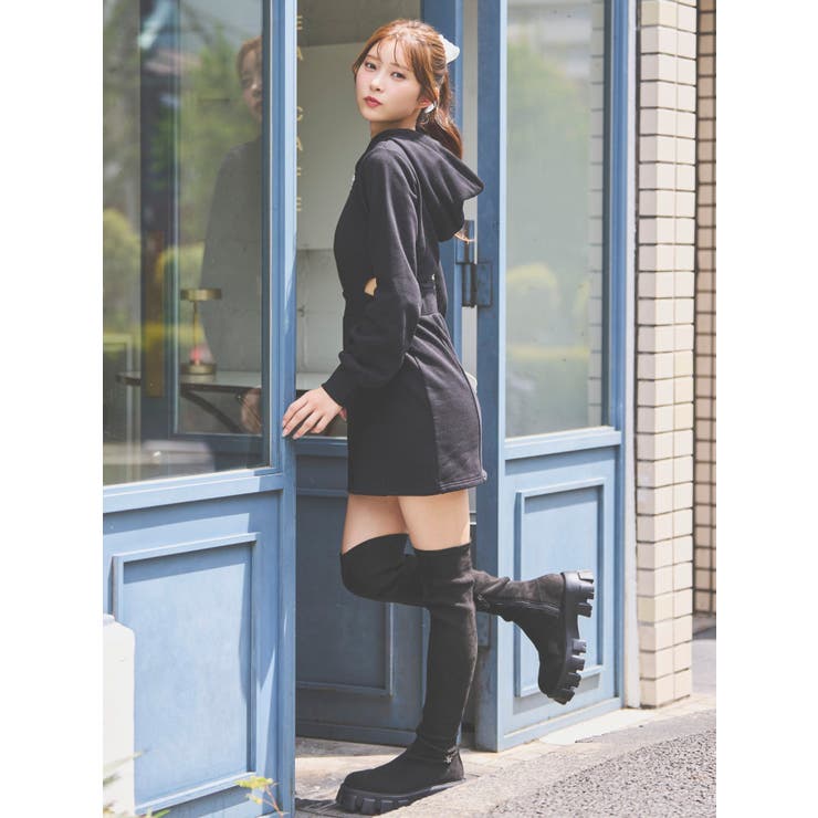 E/Mスエードニーハイブーツ | EATME | 詳細画像2 