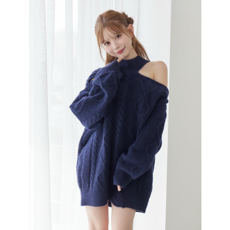 ダメージワンショルニット | EATME | 詳細画像11 