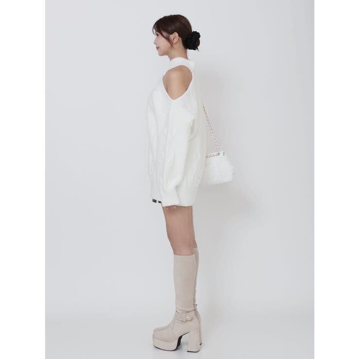 ダメージワンショルニット | EATME | 詳細画像19 