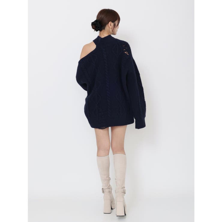 ダメージワンショルニット | EATME | 詳細画像26 