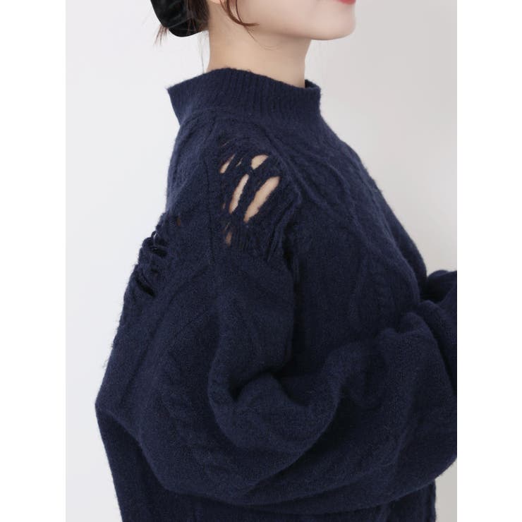 ダメージワンショルニット | EATME | 詳細画像27 