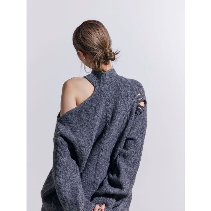 ダメージワンショルニット | EATME | 詳細画像40 