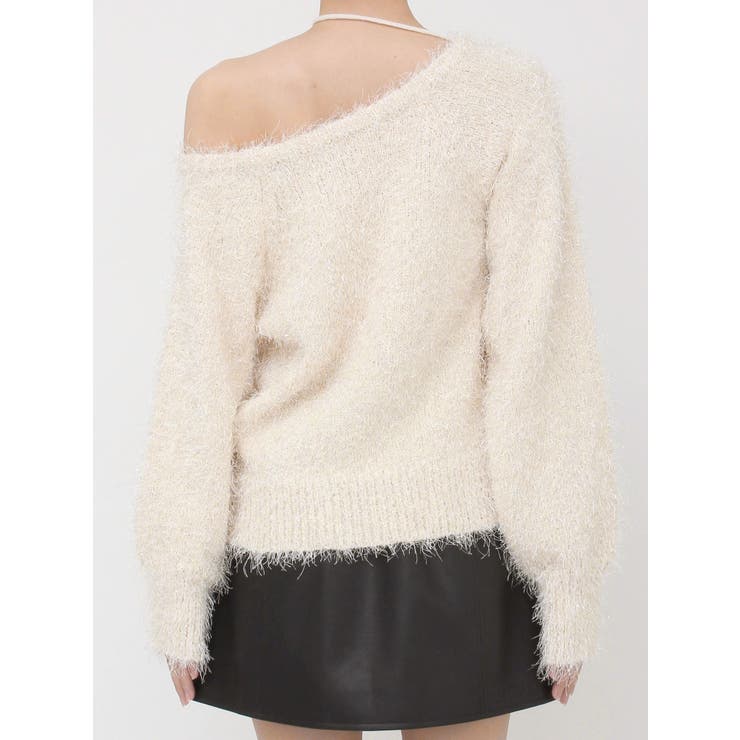 ワンショルダーシャギーニットTOP | EATME | 詳細画像44 