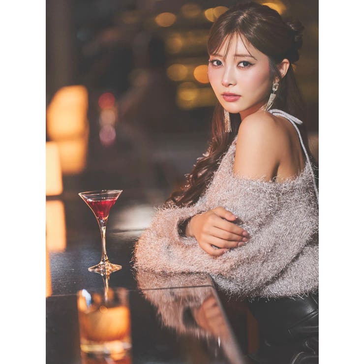 ワンショルダーシャギーニットTOP | EATME | 詳細画像9 