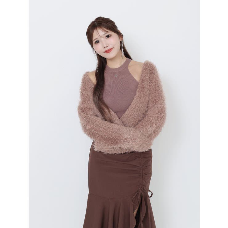 カシュクールドッキングニットTOP | EATME | 詳細画像17 