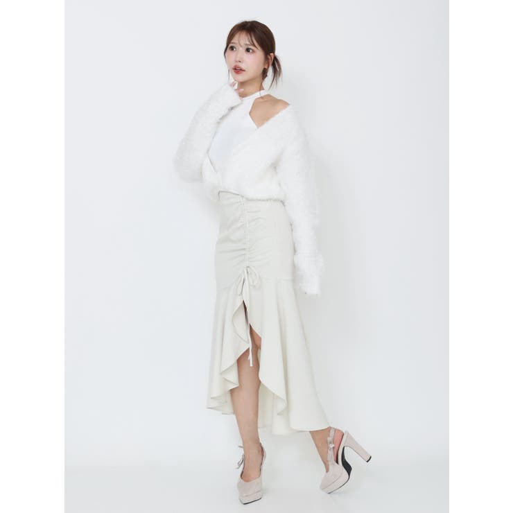 カシュクールドッキングニットTOP | EATME | 詳細画像22 