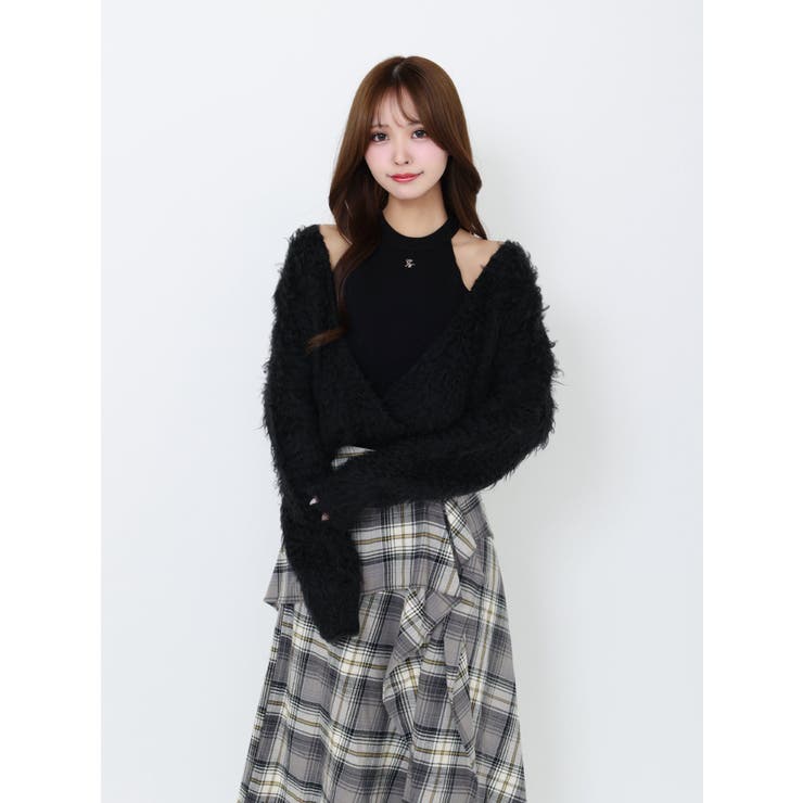 カシュクールドッキングニットTOP | EATME | 詳細画像27 