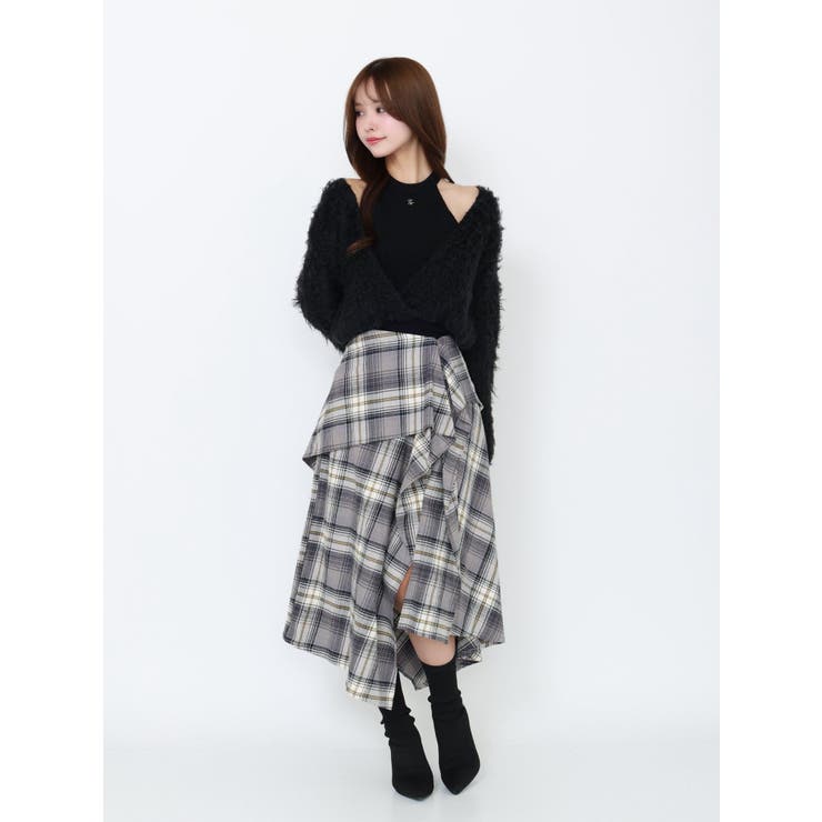 カシュクールドッキングニットTOP | EATME | 詳細画像28 