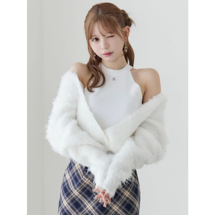 カシュクールドッキングニットTOP | EATME | 詳細画像30 