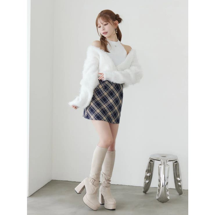 カシュクールドッキングニットTOP | EATME | 詳細画像31 