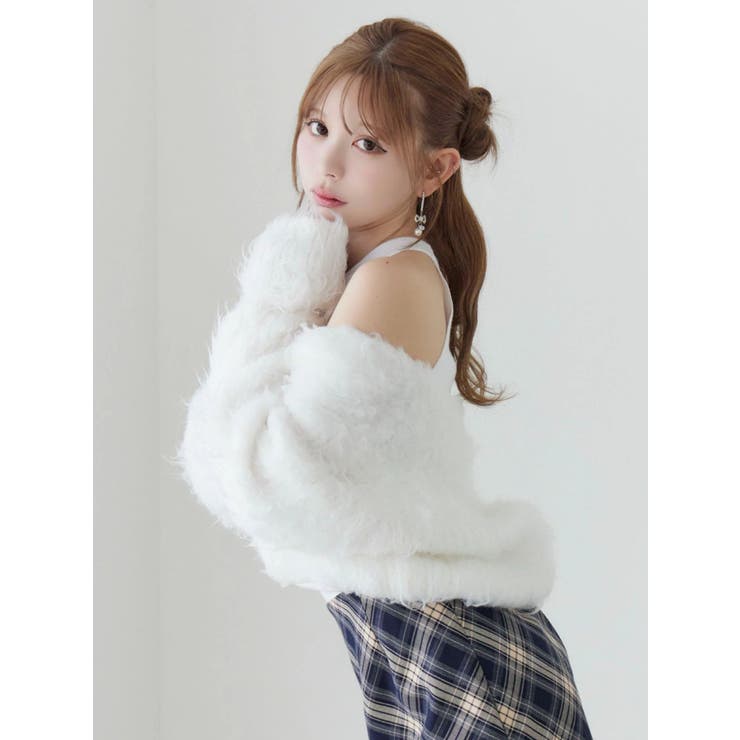 カシュクールドッキングニットTOP | EATME | 詳細画像35 