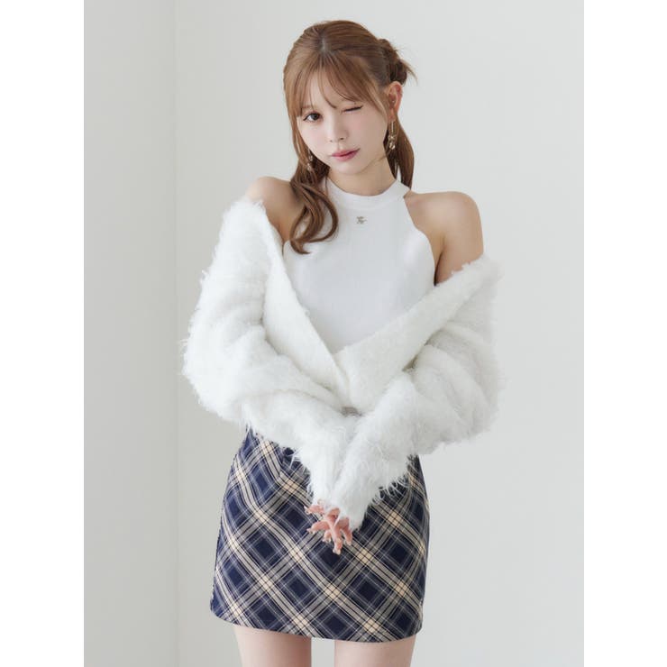 カシュクールドッキングニットTOP | EATME | 詳細画像4 