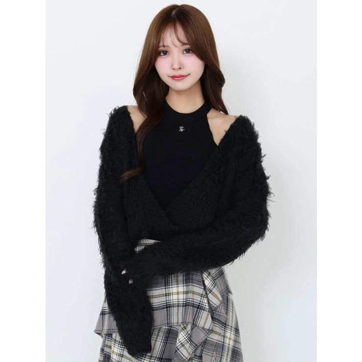 カシュクールドッキングニットTOP | EATME | 詳細画像42 