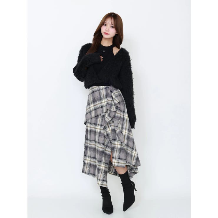 カシュクールドッキングニットTOP | EATME | 詳細画像43 