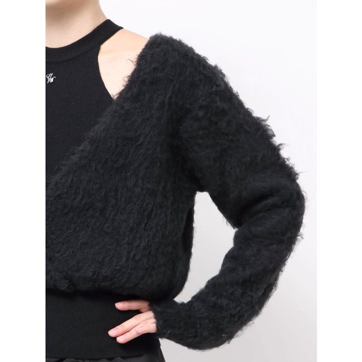 カシュクールドッキングニットTOP | EATME | 詳細画像49 