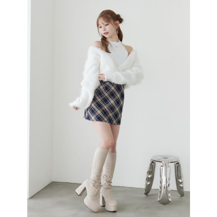 カシュクールドッキングニットTOP | EATME | 詳細画像6 