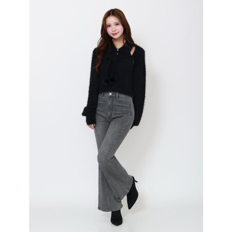 シャツカラーアンサンブルニットTOP | EATME | 詳細画像14 