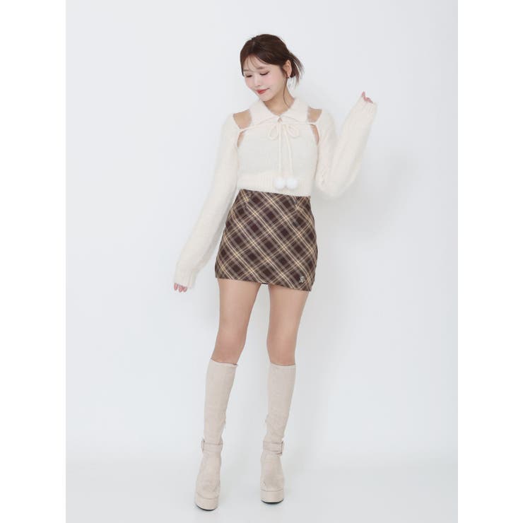 シャツカラーアンサンブルニットTOP | EATME | 詳細画像15 