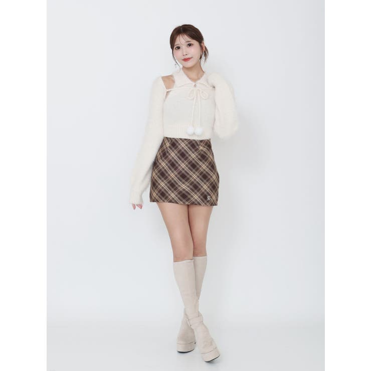 シャツカラーアンサンブルニットTOP | EATME | 詳細画像16 