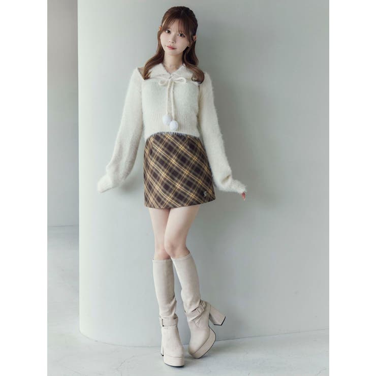 シャツカラーアンサンブルニットTOP | EATME | 詳細画像21 