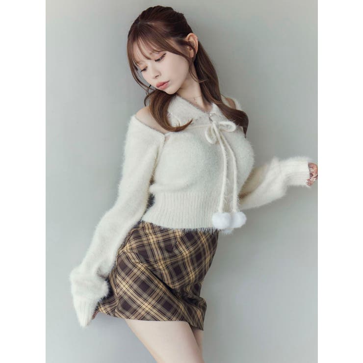 シャツカラーアンサンブルニットTOP | EATME | 詳細画像23 