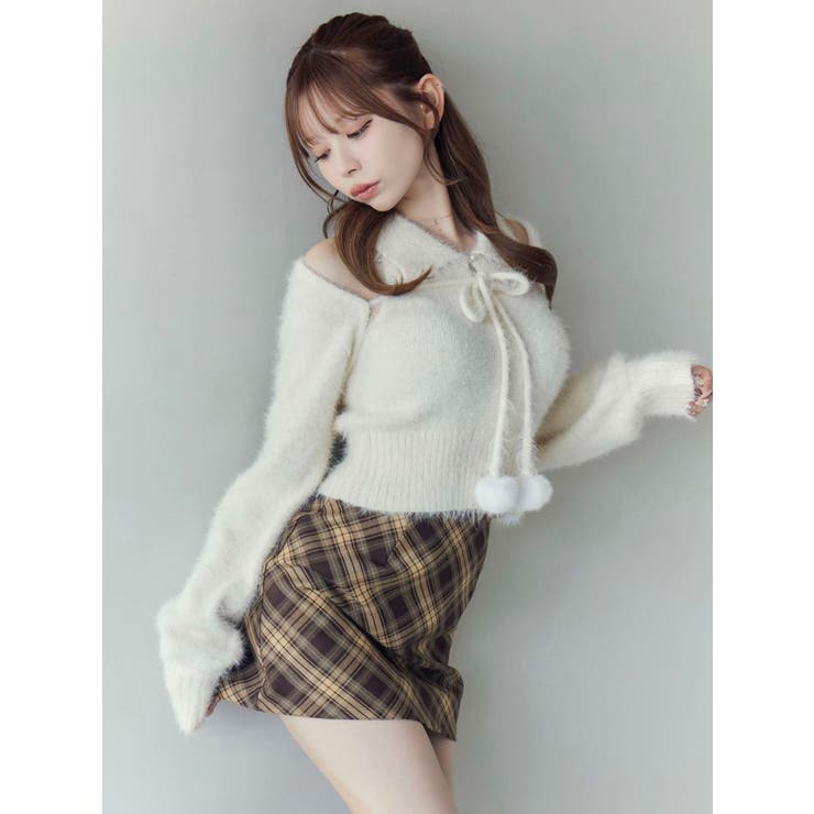 シャツカラーアンサンブルニットTOP | EATME | 詳細画像37 