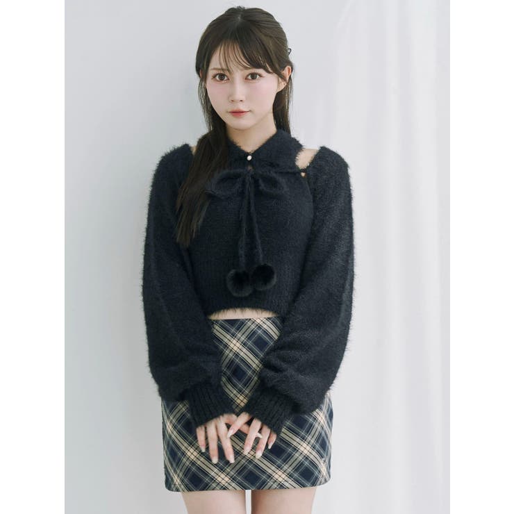 シャツカラーアンサンブルニットTOP | EATME | 詳細画像43 