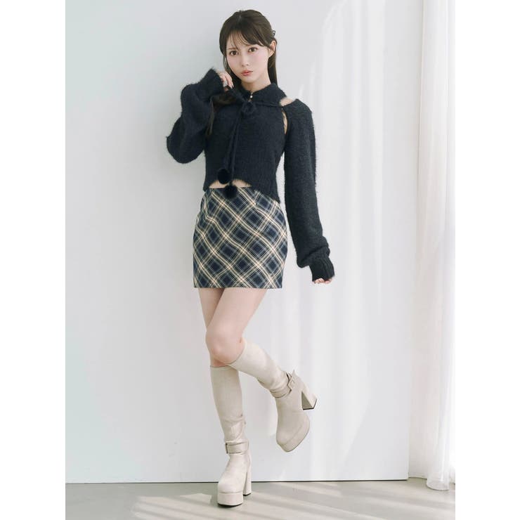 シャツカラーアンサンブルニットTOP | EATME | 詳細画像45 