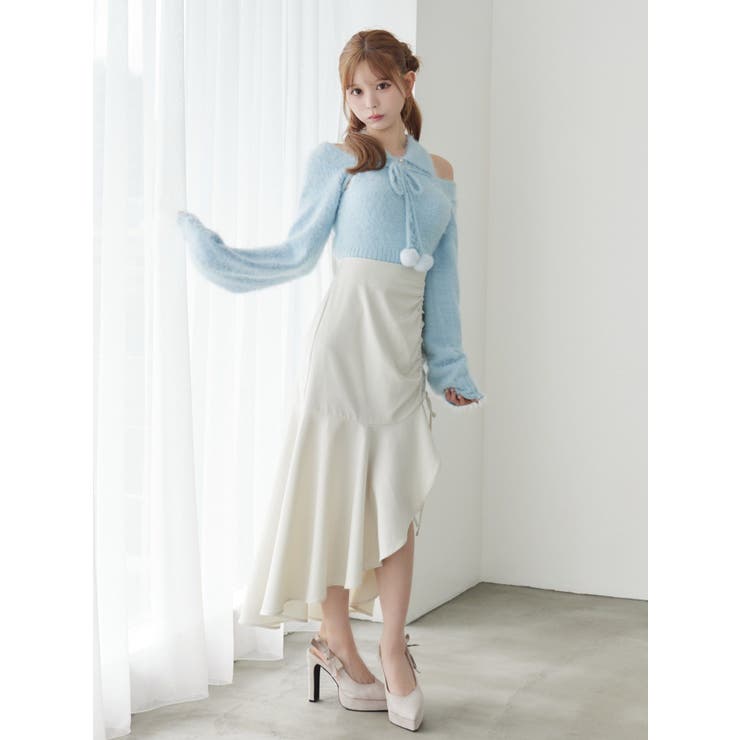 シャツカラーアンサンブルニットTOP | EATME | 詳細画像8 