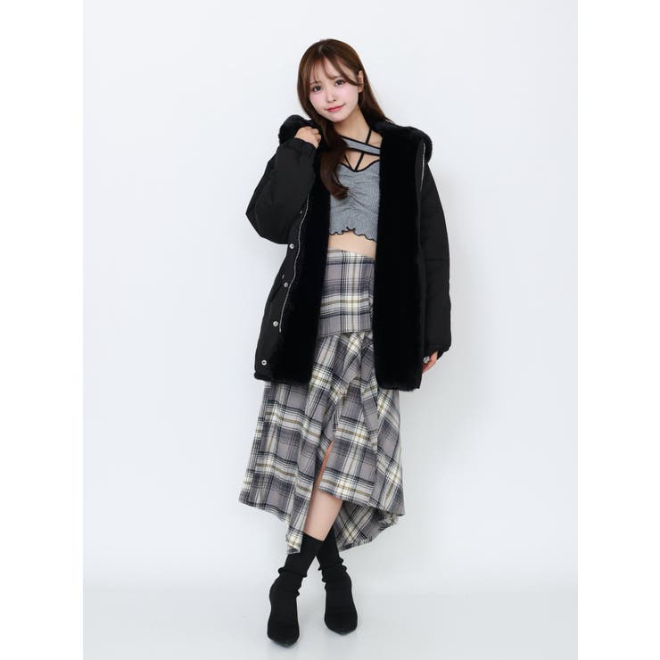 ワンショルバイカラーリブTOP | EATME | 詳細画像20 