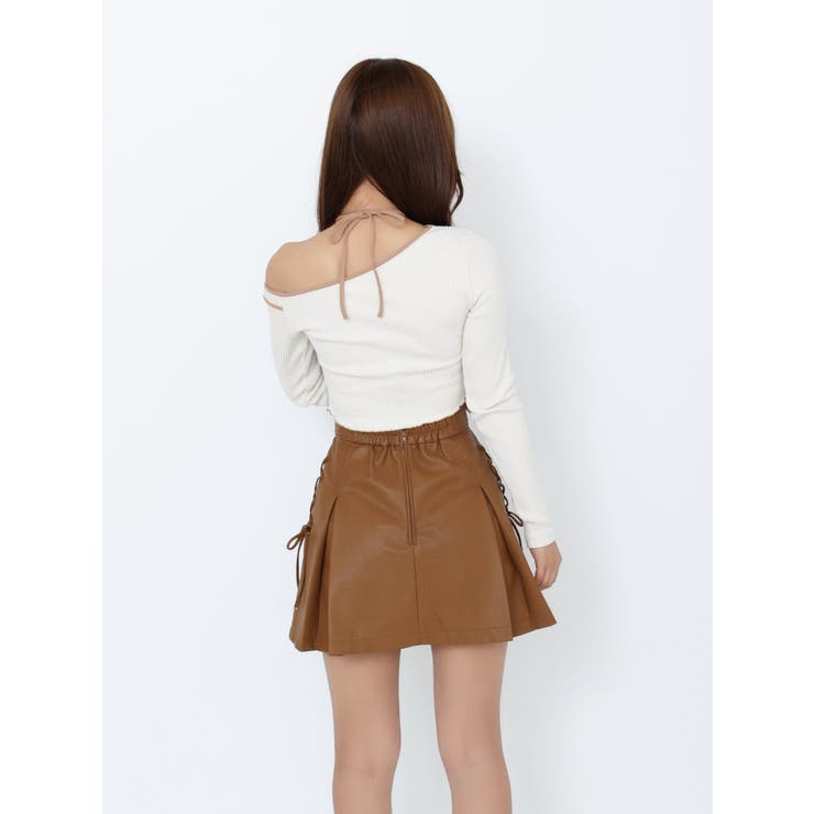 ワンショルバイカラーリブTOP | EATME | 詳細画像22 