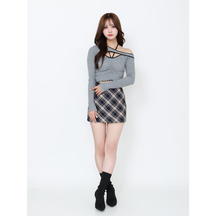 ワンショルバイカラーリブTOP | EATME | 詳細画像31 