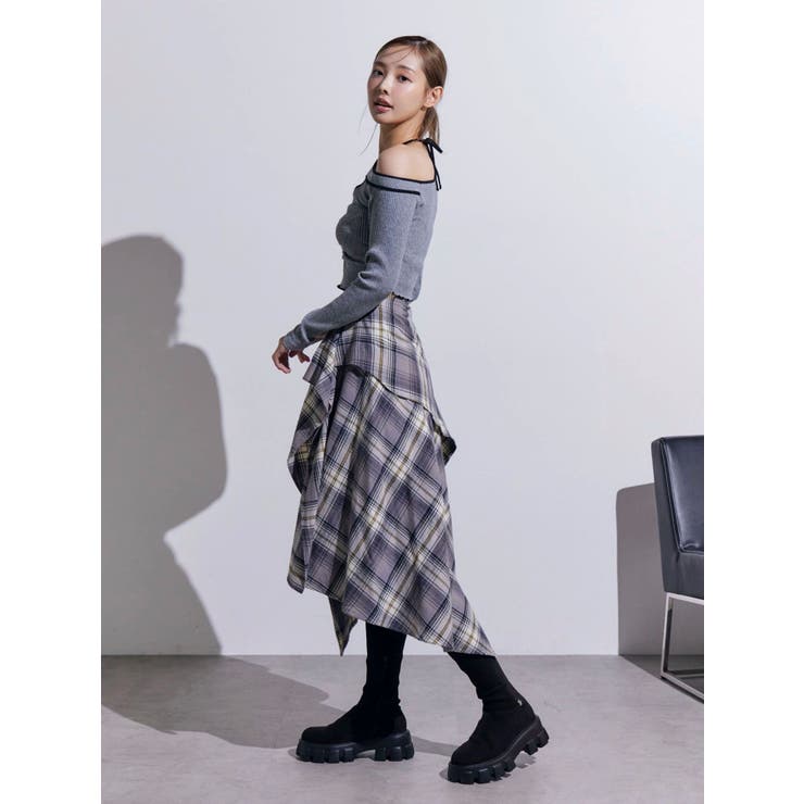 ワンショルバイカラーリブTOP | EATME | 詳細画像37 