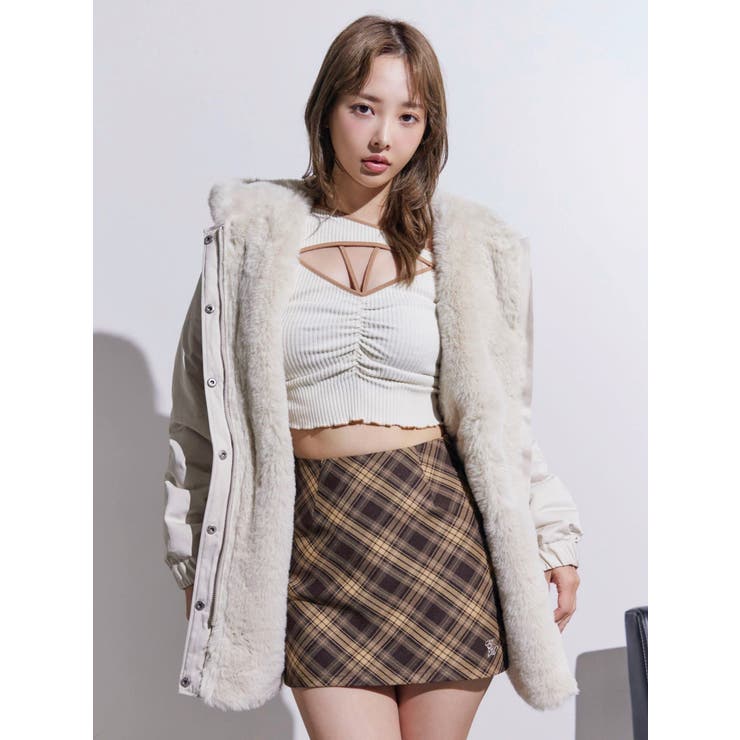 ワンショルバイカラーリブTOP | EATME | 詳細画像40 