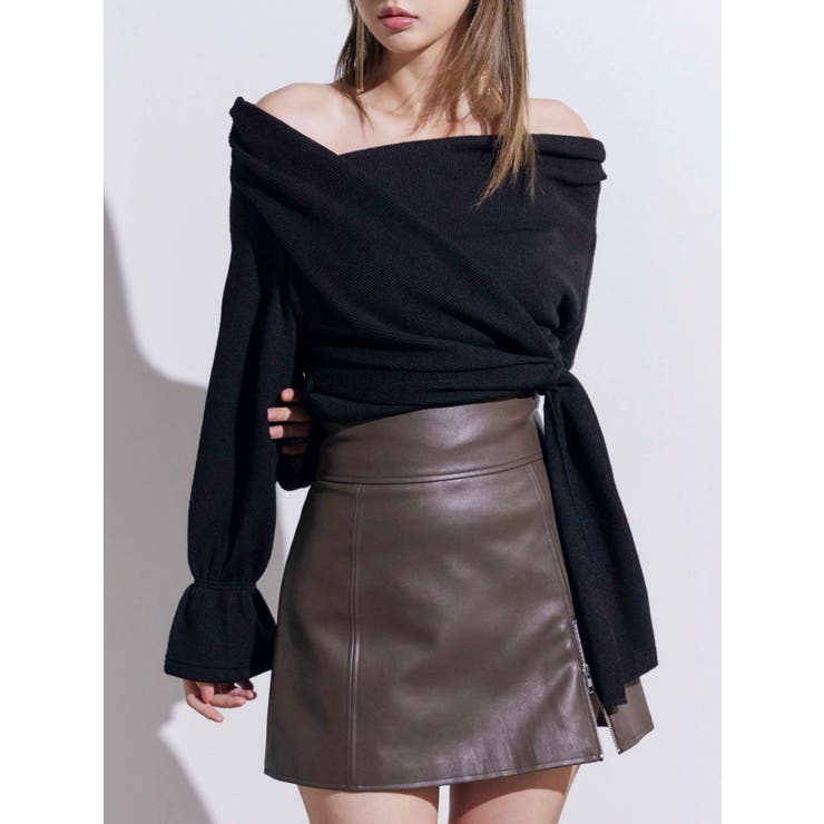 ブラック | クロスカシュクールTOP | EATME