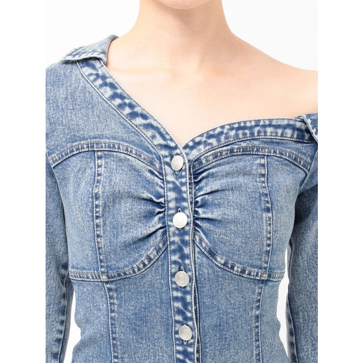 アシンメトリーマーメイドデニムワンピース | EATME | 詳細画像29 