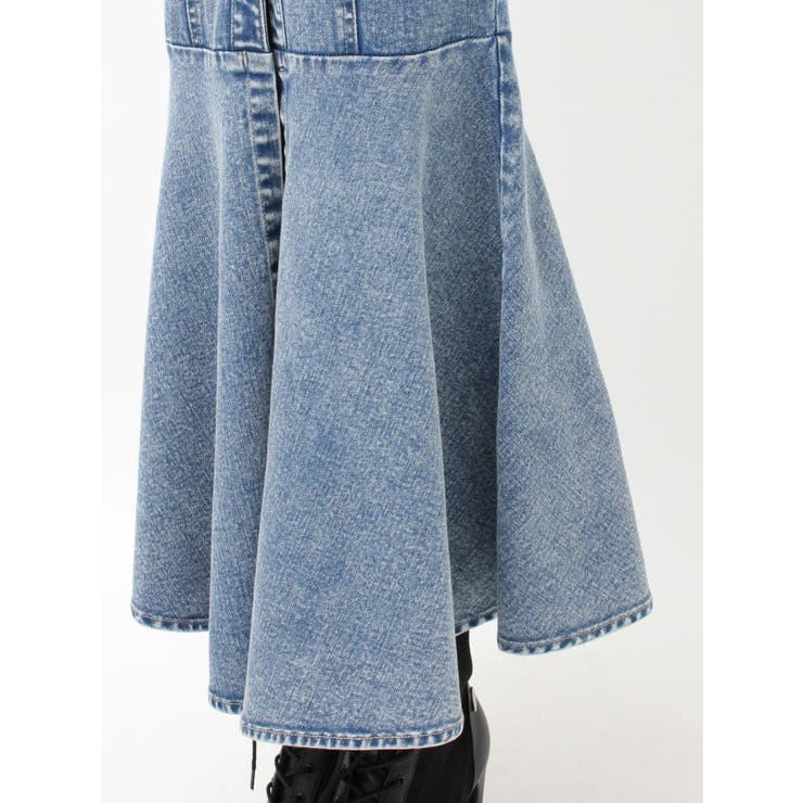 アシンメトリーマーメイドデニムワンピース | EATME | 詳細画像31 
