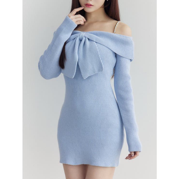 フロントリボンタイトワンピース | EATME | 詳細画像1 