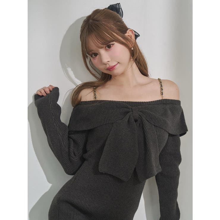 フロントリボンタイトワンピース | EATME | 詳細画像2 