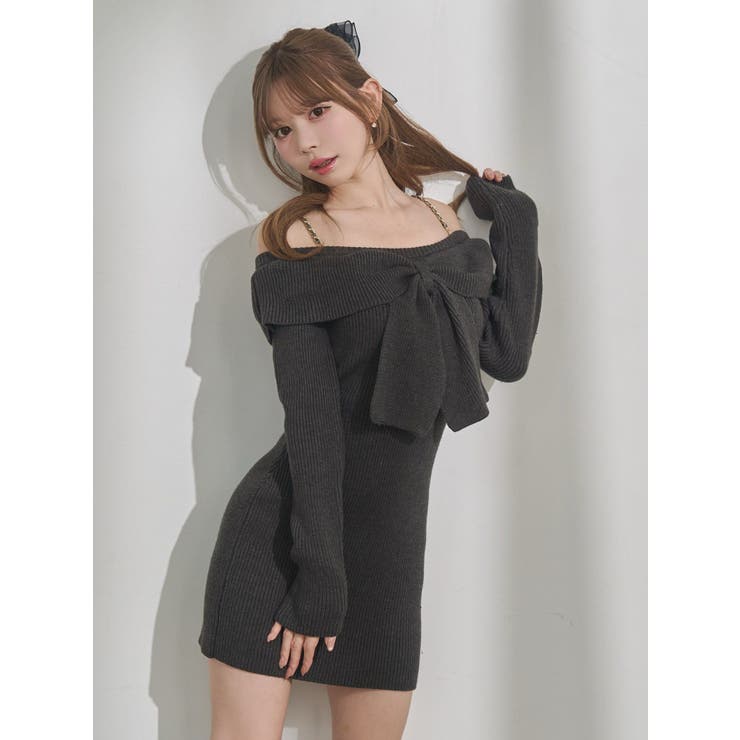 フロントリボンタイトワンピース | EATME | 詳細画像3 