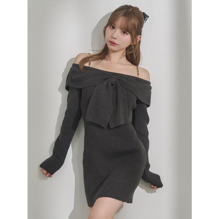 フロントリボンタイトワンピース | EATME | 詳細画像4 