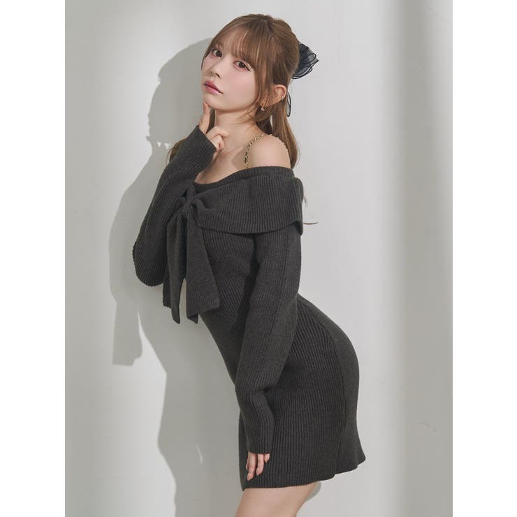 フロントリボンタイトワンピース | EATME | 詳細画像5 