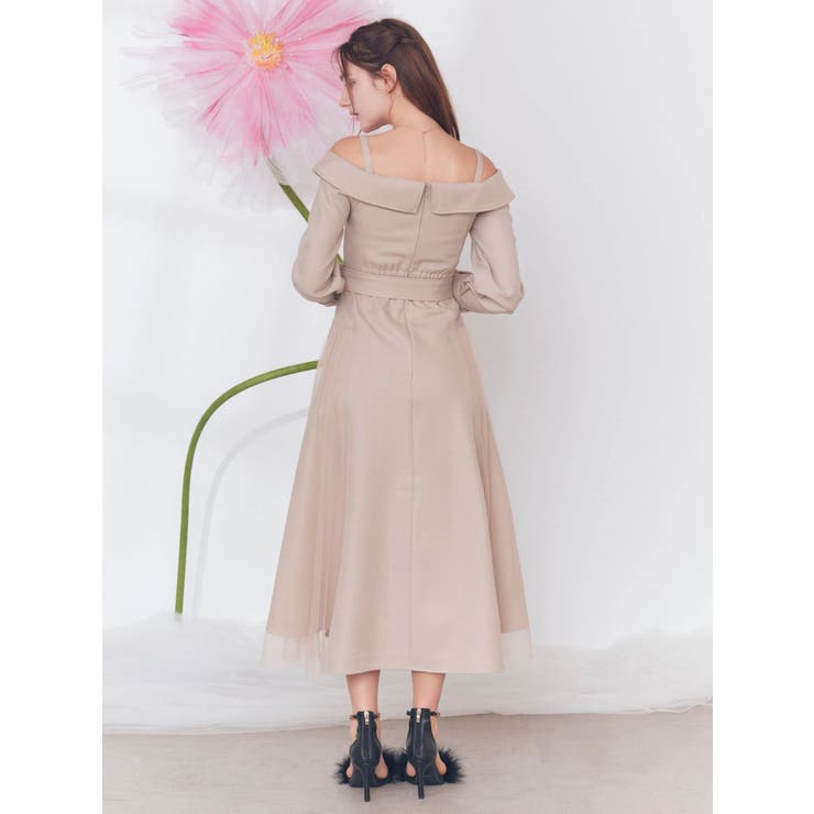 トレンチライクオフショルワンピース | EATME | 詳細画像16 