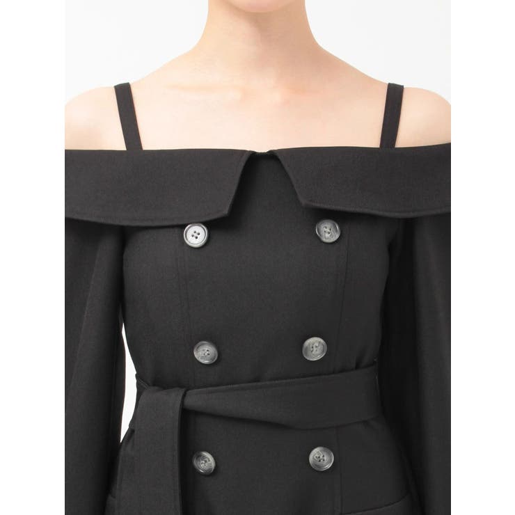 トレンチライクオフショルワンピース | EATME | 詳細画像41 