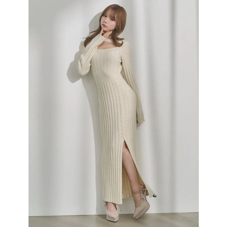 デコルテニットワンピース | EATME | 詳細画像11 