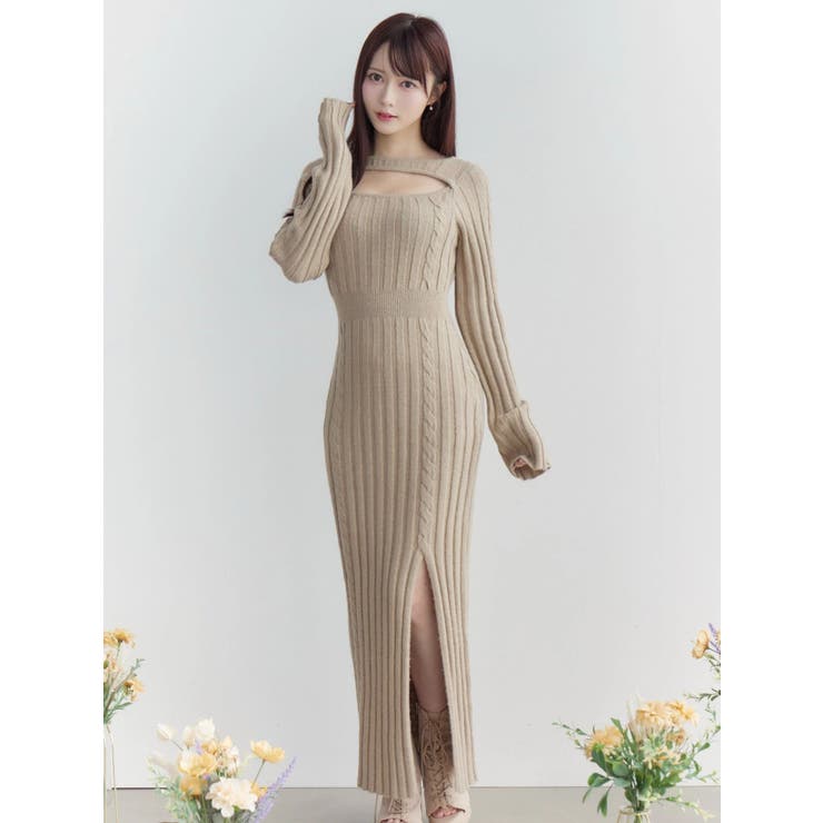 デコルテニットワンピース | EATME | 詳細画像14 