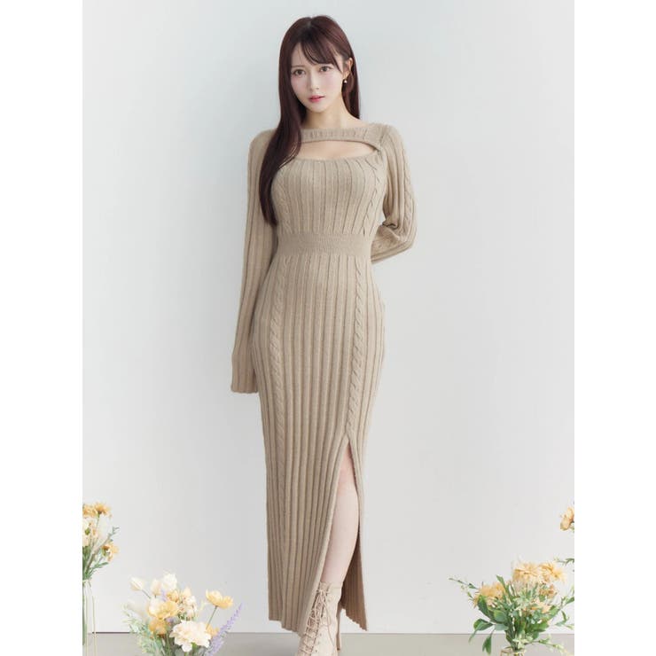 デコルテニットワンピース | EATME | 詳細画像15 