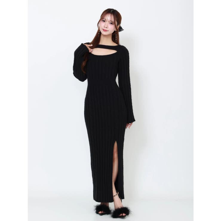 デコルテニットワンピース | EATME | 詳細画像18 