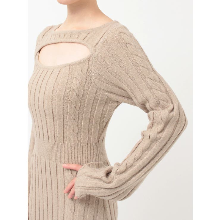 デコルテニットワンピース | EATME | 詳細画像23 